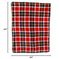 thumbnail image 2 of PETMAKER 50x60 Reversible Sherpa Fleece Waterproof Dog Blanket (Red Plaid), 2 of 8