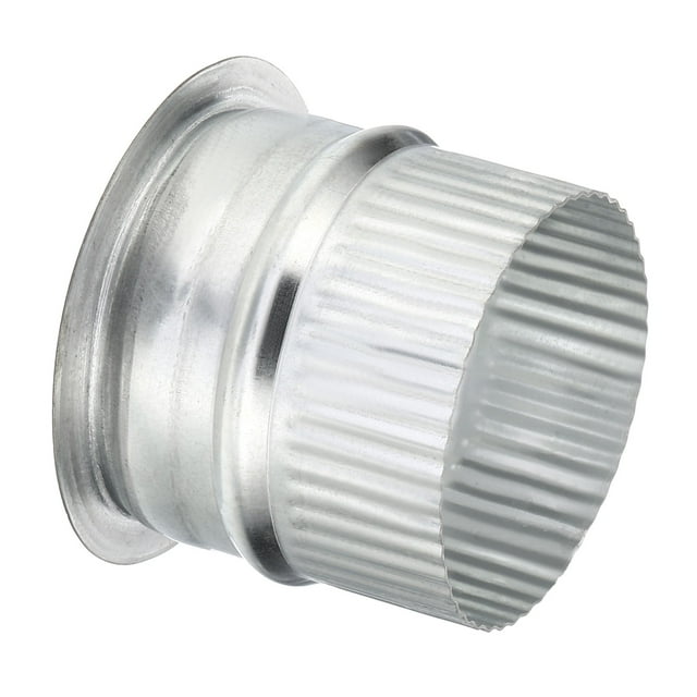 Unique Bargains Collier de Conduit de 3 Pouces, 1 Pcs Bride de Connecteur de Conduit en Fer Galvanisé Raccord de Conduit d'Aération Serré pour Maison Bureau