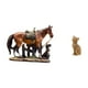 thumbnail image 1 of Figura de caballo,Figura coleccionable de caballo en miniatura,Adorno de caballo de resina,estatua de animal,decoración para el hogar,Figura de escritorio,Estatua de gato,linda decoración, 1 of 8