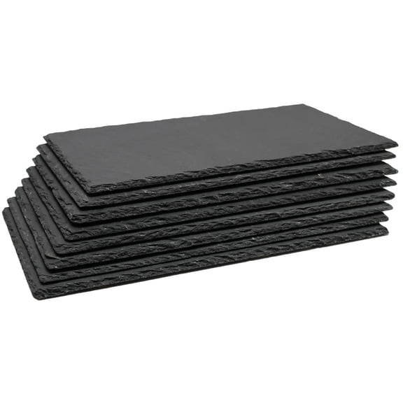 Juego de 8 Tablas de Pizarra Negra Yousonew 30x18 cm
