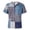 Blue/Plaid/#4, variant on WTXUE Polos Short Sleeve, Henley Golf Shirts for Men Neck Top Striped Plaid Retro Western Denim Print Button T Shirt Top Plaid Casual Tops for Men Red/Plaid M