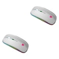 thumbnail image 3 of stanreset 2.4GHz Wireless Mouse Rechargeable Adjustable 800/1200/1600/2400 DPI Computer Gaming Mice Portable Office for Tablet Silver 2Set, 3 of 6
