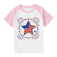 thumbnail image 7 of Xdegoge Orders Placed By Me July 4Th 4Th of July Clothes for Girls Boys Kids Graphic American Flag Shirt Usa Patriotic Shirt Crewneck Summer Short Sleeve T Shirt 13 Years Old Girl Gift, 7 of 7