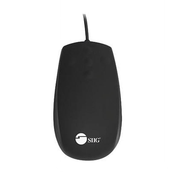 Industrial Grade Water & Dustproof USB Mouse with Button Type Scroll, Black