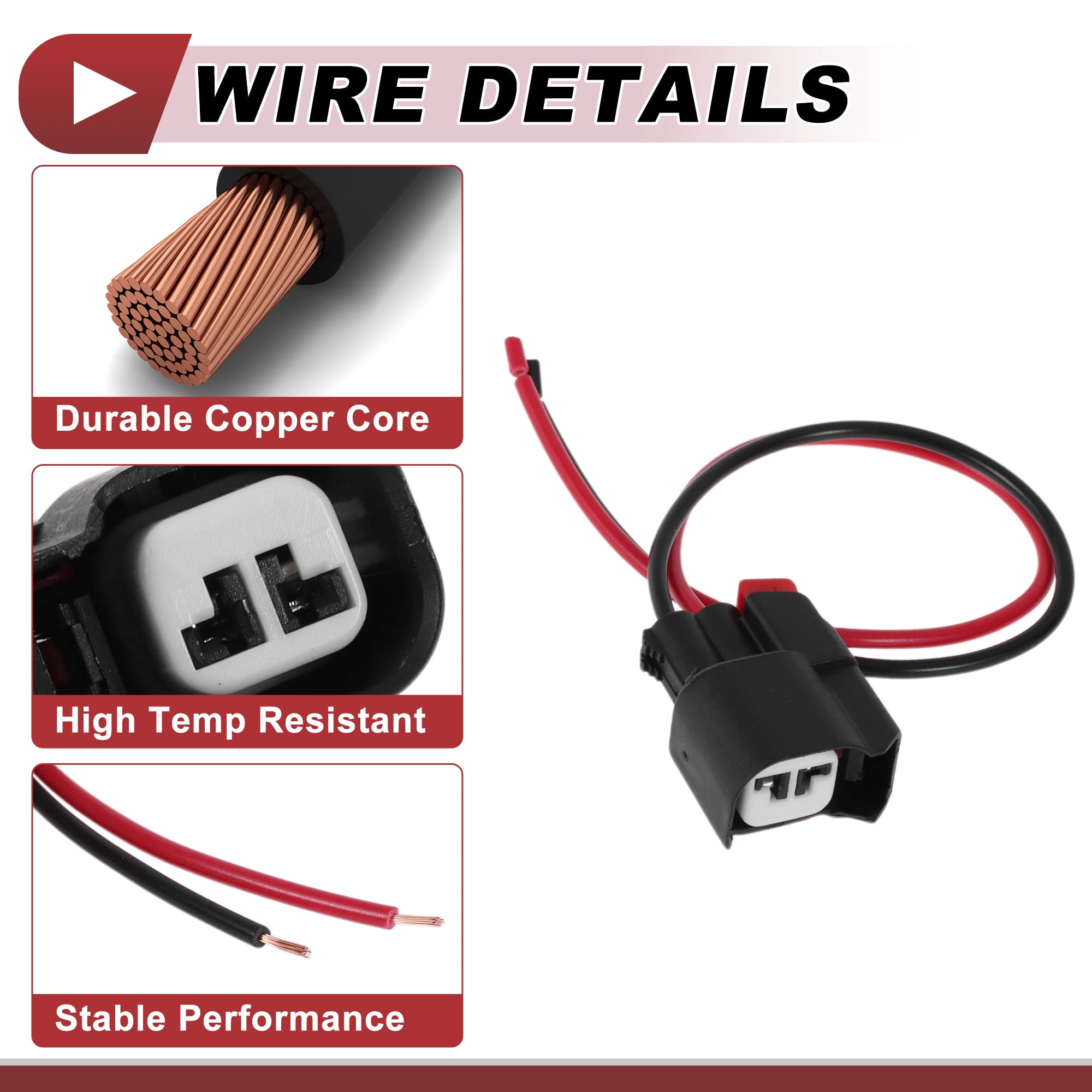 Unique Bargains Precisely Fit Backup Light Socket Wiring for Dodge Durango 2011-2013