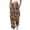 Brown, variant on Women's Casual Pants Elastic Waist Drawstring Joggers Star Print Fashion Loose Fit with Pockets Streetwear Trousers, Brown S