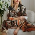 thumbnail image 6 of Sikiie Whimsical Halloween Skeletons Pajamas for Women Set, Womens Pajama Sets, Lounge Sets for Women, 2pjs for Women-X-Large, 6 of 7