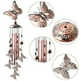 thumbnail image 7 of Butterfly Wind Chimes Outdoor, Waterproof Brass Retro Windchimes, Wind Bells Memorial Wind Chime Mom's Gift Wind Chimes Outdoor, Memorial Wind Chimes, Wind Bell, 7 of 7