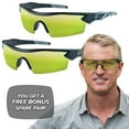 As Seen On TV Battlevision Night Vision Glasses for Driving by BulbHead