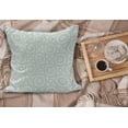 thumbnail image 2 of Shabby Flora Fluffy Throw Pillow Cushion Cover, Big Little Nested Symmetric Circles Dots Geometric Vintage Tile Pattern, Decorative Square Accent Pillow Case, 20" x 20", Cream Pale Blue, by Ambesonne, 2 of 5