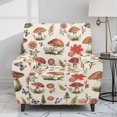 thumbnail image 2 of Xoenoiee Mushroom Butterfly Flower Print Recliner Sofa Slipcover Stretch Reclining Couch Covers Jacquard Recliner Couch Covers Furniture Protector Cover with Elastic Bottom, 2 of 7