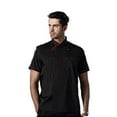 thumbnail image 7 of Men's Chef Shirt Hotel catering chef overalls Chef Jacket for Restaurant Kitchen Staff and Comfortable Culinary Apparel,Black,XXL, 7 of 7
