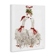 thumbnail image 3 of Stupell Industries Romantic Geese under Mistletoe Canvas Wall Art, design by Cindy Jacobs, 40 x 30, 3 of 7