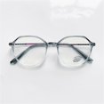 thumbnail image 2 of Gafas de montura grande personalizadas TR, gafas planas ovaladas, gafas antiluz azul para estudiantes, 2 of 2