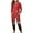 Snowflake, variant on Yuyamidu Snowflake Long Sleeve Pajamas Set for Women Size L Piece Christmas Sleepwear Top and Pants with Pockets Soft Relaxed Loungewear Sports Outfits, Red