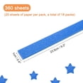 thumbnail image 2 of Unique Bargains 360 Sheets Origami Paper Glitter Stars Papers Deep Blue Fold Paper for Beginner Arts Crafts Project,0.4 x 9.3", 2 of 6
