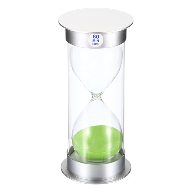 Unique Bargains 60 Minute Sand Timer, Sandy Clock, Count Down Sand Glass, Green Sands