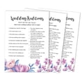 thumbnail image 1 of Inkdotpot 50-PackFloralWhy Do We Do That Bridal Wedding ShowerGameBachelorette Party ActivityGameCards, 1 of 7