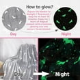 thumbnail image 5 of Glow in The Dark Blanket Unicorns Gifts, Birthday Gifts for Kids 60 x 50in, 5 of 7