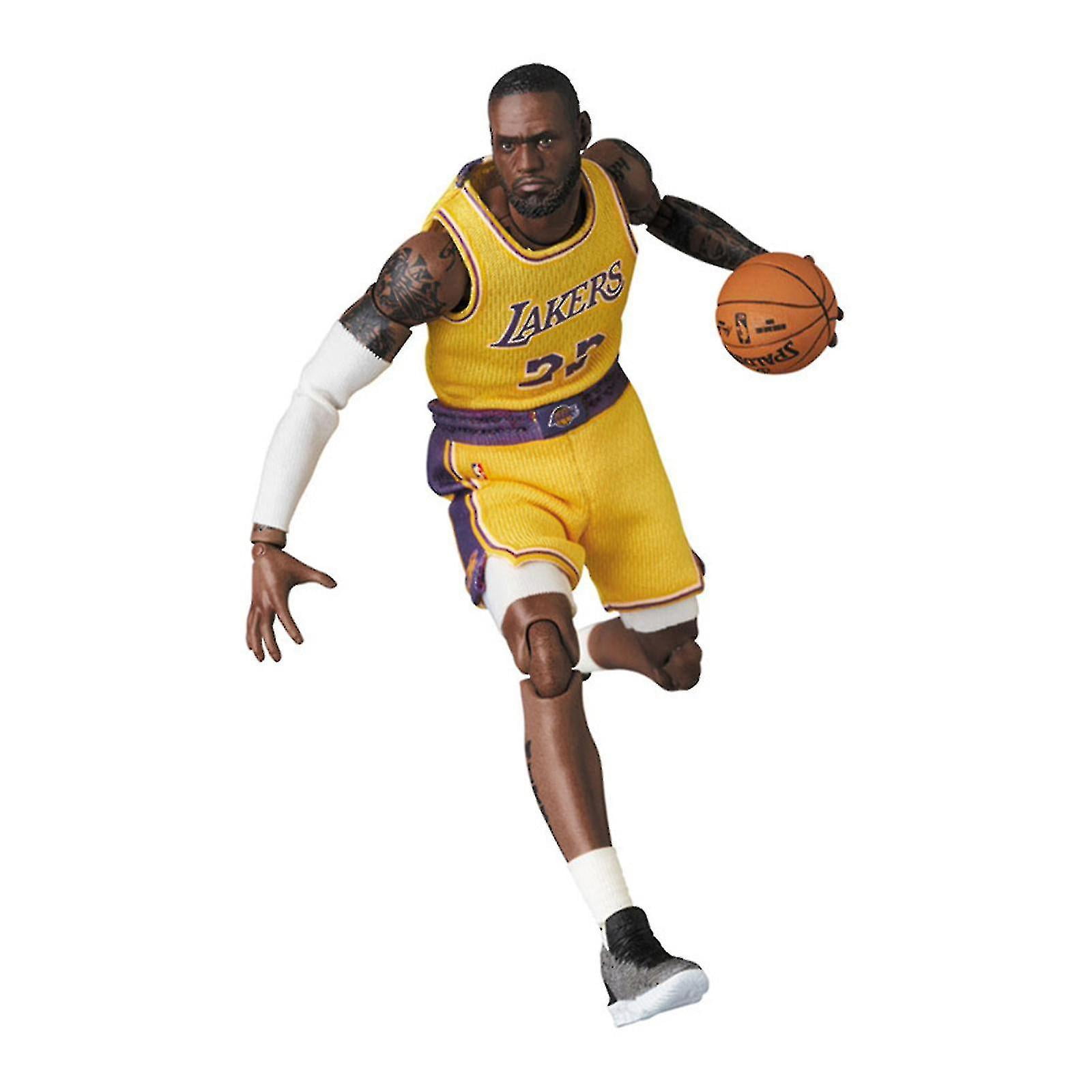 Nba Lakers No.23 Lebron James Action Figure Toy Statue For Collect