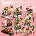 thumbnail image 1 of Serie navideña de ensamblaje de rompecabezas compatible con Lego, pequeñas partículas, juguetes para niños, adornos de regalo de cumpleaños, 1 of 4
