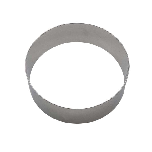Kearding Mousse Ring Cake Mold Acero inoxidable Autoensamblaje Multi Tamaño Cupcake Ensalada Postre Die Herramientas Fiesta doméstica Herramientas y accesorios para hornear 6 pulgadas (1.2 mm)