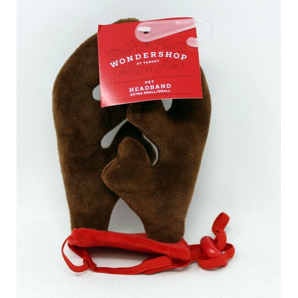 Wondershop Holiday Reindeer Pet Headband XS/S 1 Count