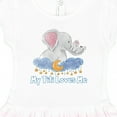 thumbnail image 3 of Inktastic My Titi Loves Me Cute Elephants Clouds Moon and Stars Girls Toddler Dress, 3 of 4