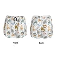 thumbnail image 5 of Lsque Cute Colorful Animal Printed Women's Running Shorts with Liner Pockets,Elastic Quick Dry Workout Athletic Gym Yoga Shorts,Womens High Waist Shorts-Medium, 5 of 9