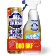 Bar Keeper's Friend Combo Pack - Spray and Foam Cleaner 25.4 oz & Powdered Cleanser 21 oz