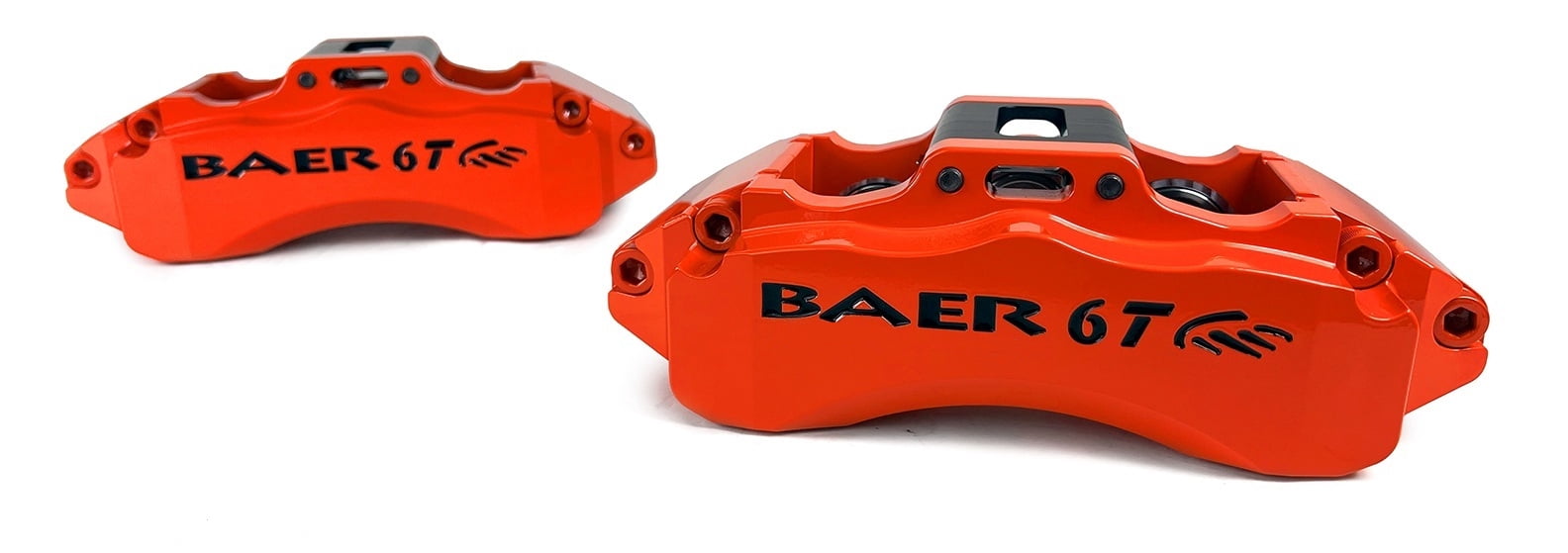 Baer Brakes 4011002HO-2 13.5" 6T Front Brake Kit, Hugger Orange, SZ for 05-23 Toyota Tacoma