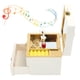 thumbnail image 5 of Caja Chica Organizadora Regalo Boda Caja De Música De Bailarina Giratoria Clásica Caja De Música Con Manivela De Mano Caja De Música Para Mujer Cajas De Almacenamiento De EOTVIA Blanco, 5 of 8