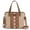 Khaki, variant on Wrangler Weatern Tote Bag for Women Medium Sized Aztec Handbags with Crossbody Strap, Coffee-white