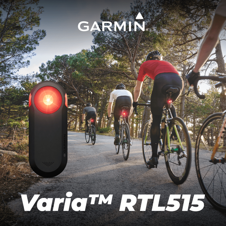 Garmin Varia RTL515 Cycling Rearview Radar with Visual and Audible Alerts  and Power 2.5 oz New