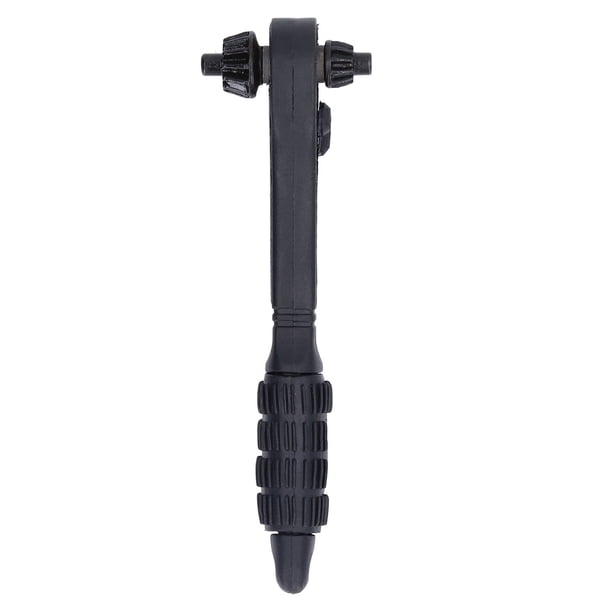 Llave De Trinquete Para Portabrocas, Diseño Antideslizante 2 En 1, Llave De Trinquete, Hermosa, Profesional, Resistente Al óxido, Negra Para Taladros Eléctricos ANGGREK Drill Chuck Ratchet Wrench