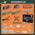 thumbnail image 4 of Electric Train Set BUBUQE Christmas w/ Lights & Sounds Kids, 4 of 8