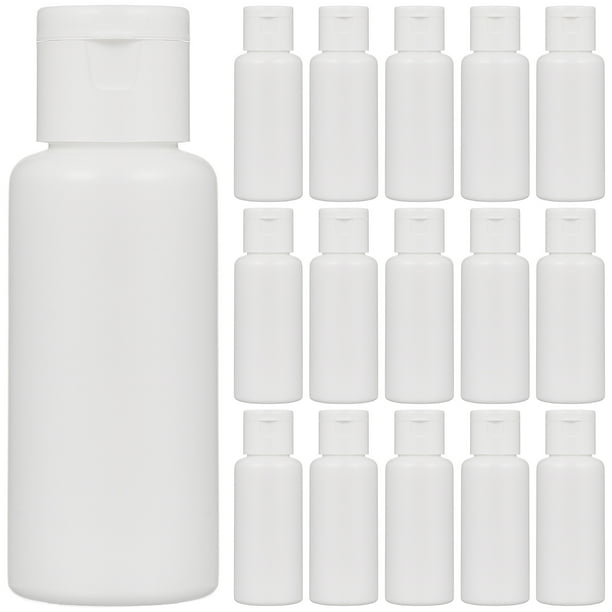 EeaseMX 30 botellas de viaje de 30 ml, dispensadoras de loción líquida, portátiles y rellenables para viajes.