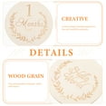 thumbnail image 3 of 13Pcs Wooden Slices Home Decor Milestone Cards for Baby Growth Recording, 3 of 8
