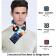 thumbnail image 2 of IROINNID Electric Heating Scarf USB Smart Charging Neck And Shoulder Scarfs For Men And Women Cold Protection,Multicolor, 2 of 8