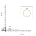 thumbnail image 5 of ANGARA Natural 0.63 Ct. Diamond Classic Ring in 14K Rose Gold for Women (Ring Size: 3), 5 of 10