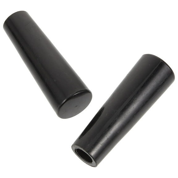 QIFULL 2Pcs Tap Handles Black Plastic for Pouring Beer in Commercial Bar System