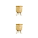 thumbnail image 1 of Soporte de maceta de mimbre tejido a mano Cateissary cesta de almacenamiento rústica tipo sarga S, 1 of 6