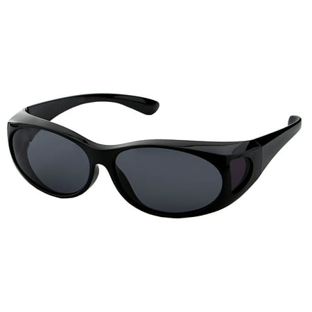 LensCovers Wear Over Polarized Sunglasses - Small (Best Women's Running Sunglasses For Small Faces)