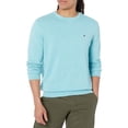 thumbnail image 1 of Jersey Tommy Hilfiger liso con cuello redondo para hombre, azul claro S, 1 of 2