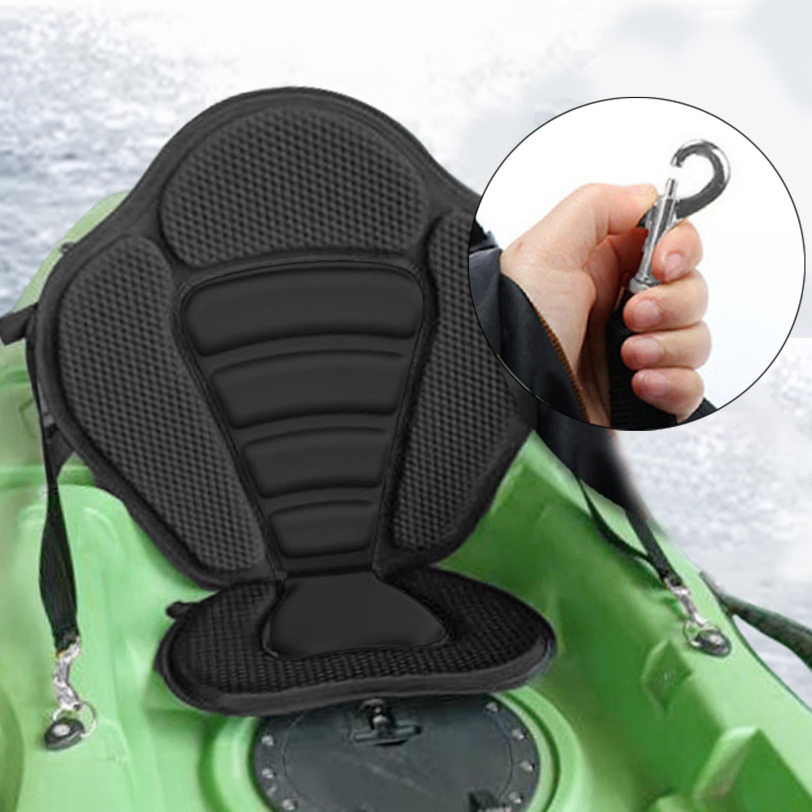 harayaa Kayak Seat Cushion Kayaking Park Beach for Sit in Hiking Canoe Backrest Seat Black
