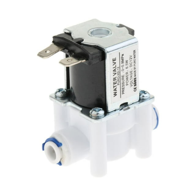 Electroválvula de Agua Eléctrica Soledad 1/4 Pulgada 12V Plástico de Categoría Alimenticia