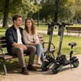 thumbnail image 5 of ZU06 1200W Electric Scooter Adults Up to 35 MPH, 52V/20Ah Battery 50 Miles Long Range, NFC Smart Unlock & Dual Disc Brakes, 10" All-Terrain Tires Folding Commuting E Scooter for Adult, 5 of 11