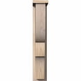 thumbnail image 2 of 5 1/2"W x 14"D x 30"H Ridgewood Smooth Corbel w/Backplate, Douglas Fir, 2 of 9
