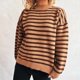 thumbnail image 4 of Ailaofu Women's Sweater-Hampstead Narrow Stripe, 4 of 5