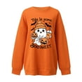 thumbnail image 4 of WILLBEST Chandails en Molleton à Capuche Essentiels pour Femmes Manches Longues Décontractées Tee-Shirts Graphiques Col Rond Chandails en Molleton Chandail Tops pour Femmes hoodir Basique, 4 of 4